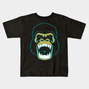Angry Gorilla Face Kids T-Shirt